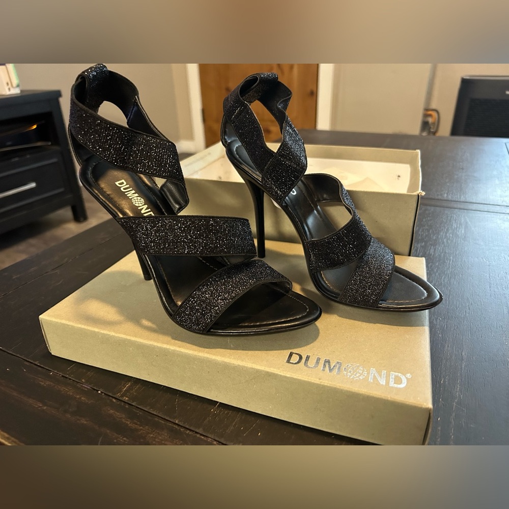 🌻Dumond black sparkly heels🌻